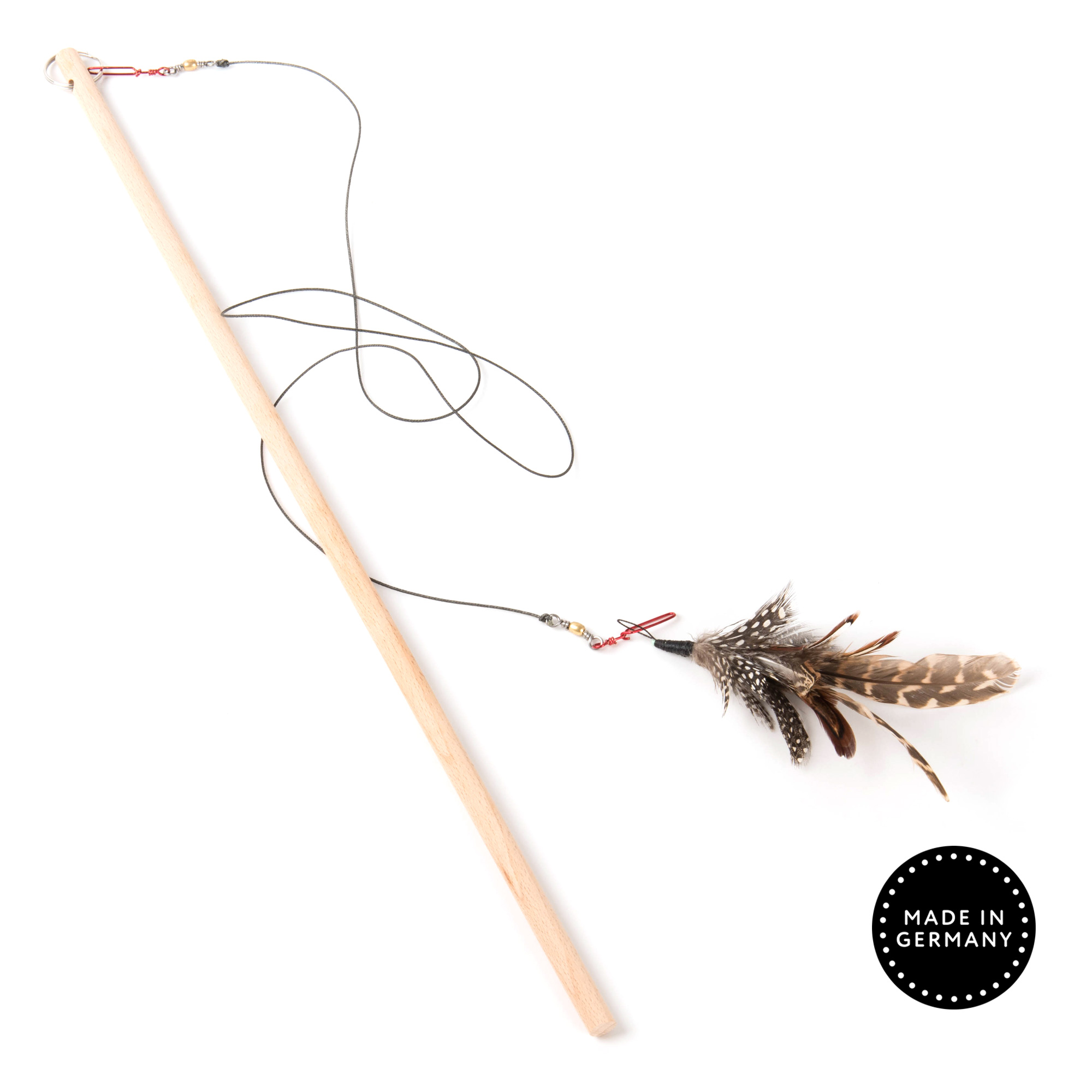 Profeline - Cat Rod Woody FlyingWings Katzenangel Nachhaltig holz Federanhänger