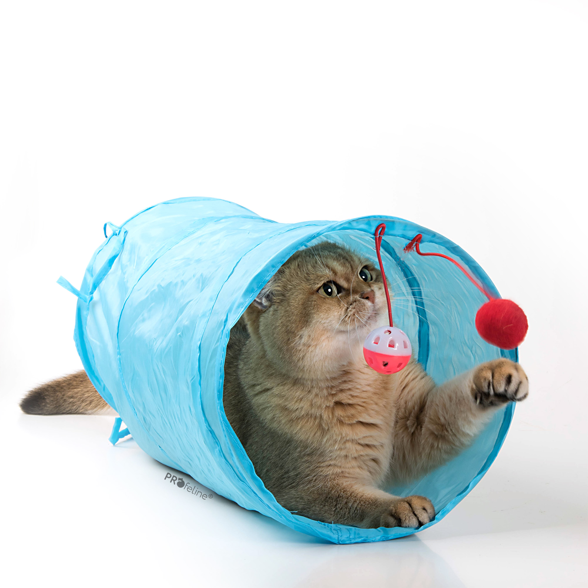 Cat Fun Tunnel Blue Katzentunnel blau