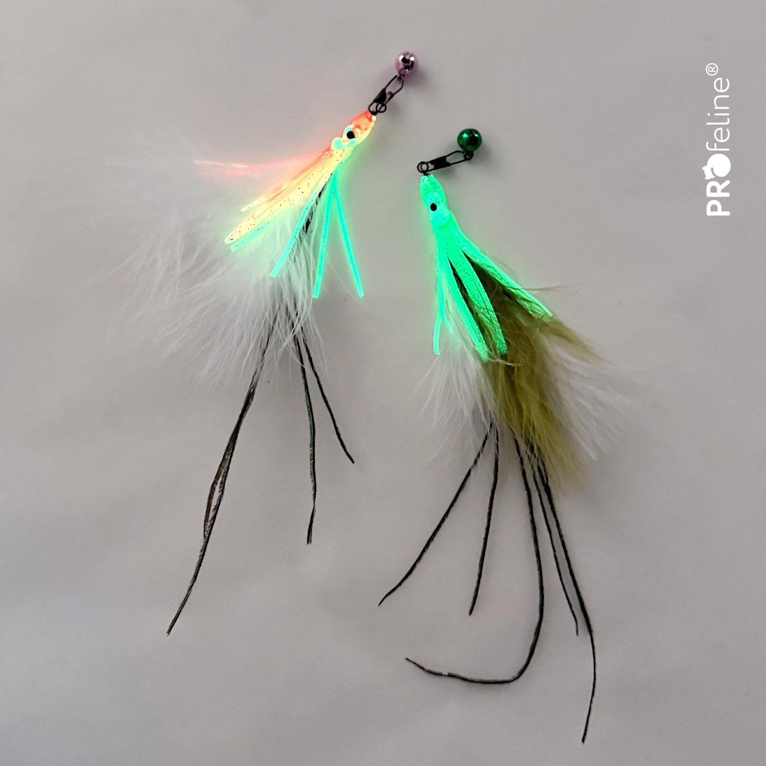 Katzenangel Anhänger glowing Octopus leuchtet in der Nacht