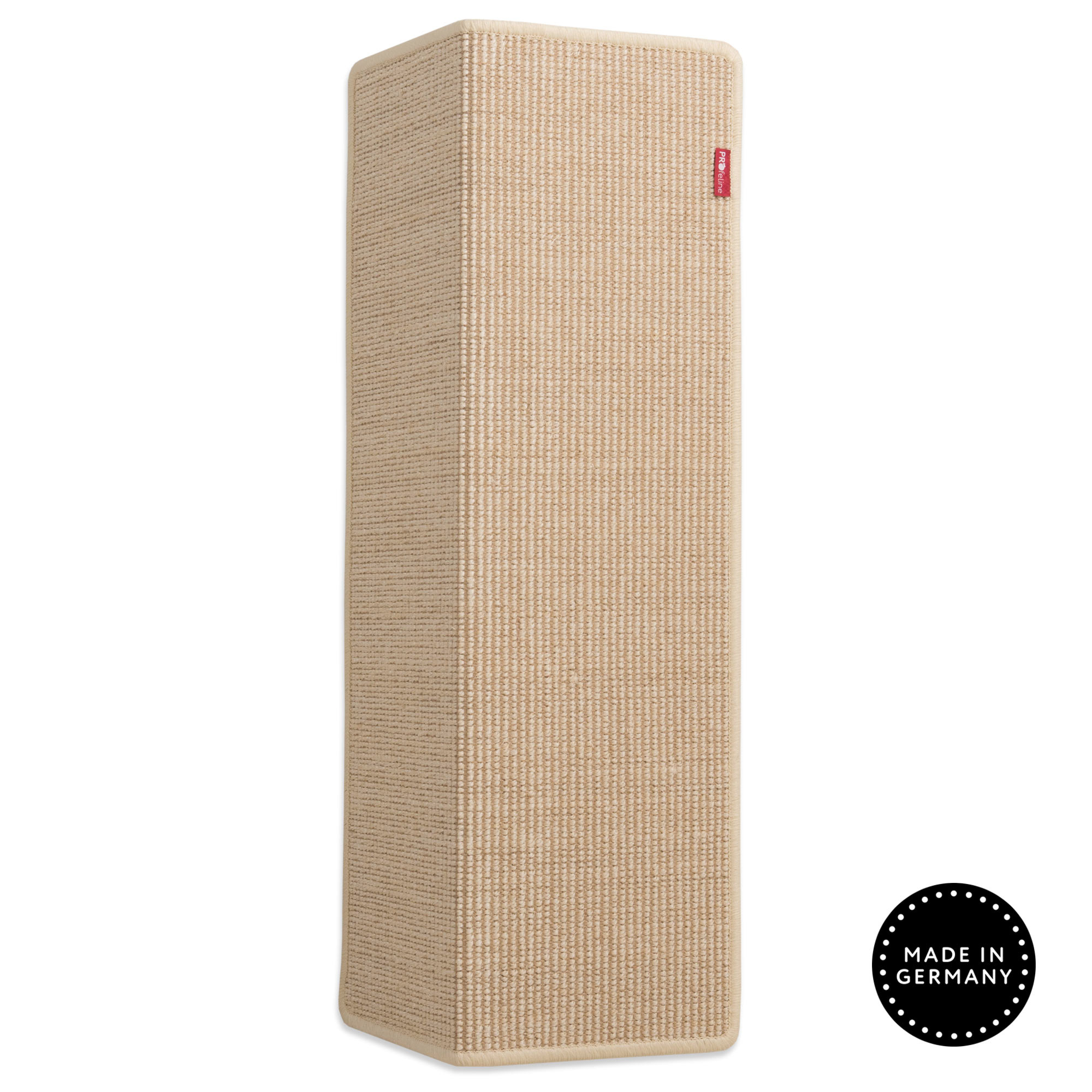 Corner Scratching Mat / Eck-Kratzmatte XXL 75 x 23 cm Stabile Eck-Kratzmatte Farbe Creme