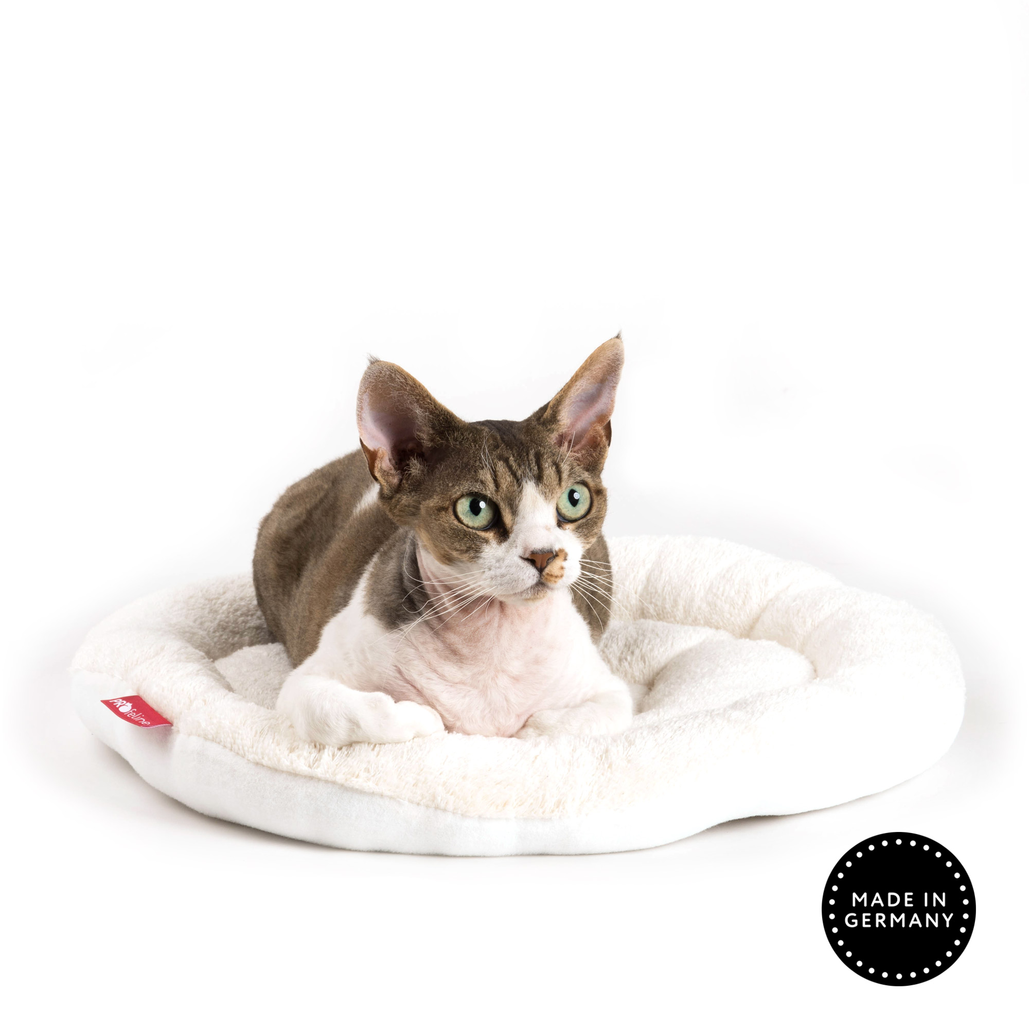 Cushion Round for Cat Trees Natural Katzenbissen Kratzbäume weiss