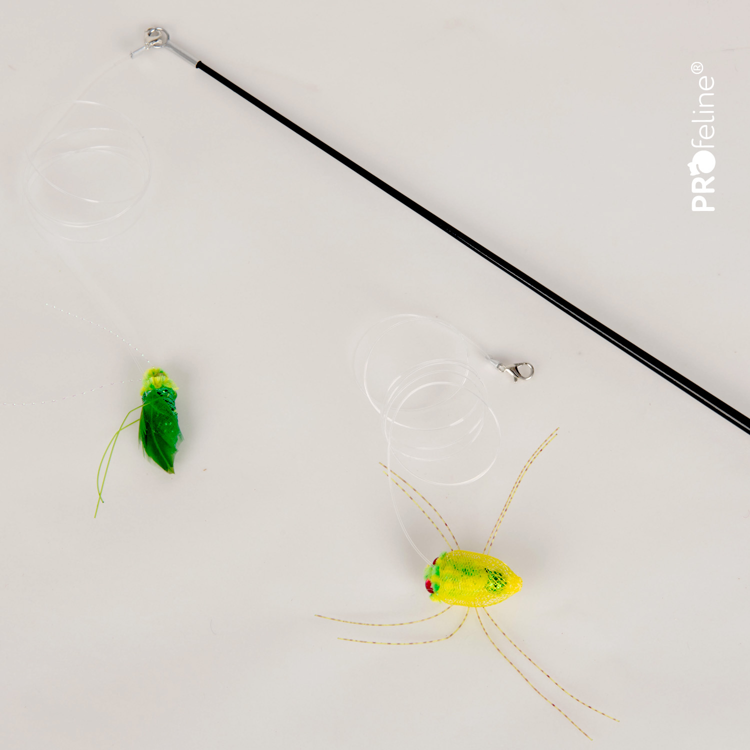 Katzenangel mit Insekten Profeline Katzenshop