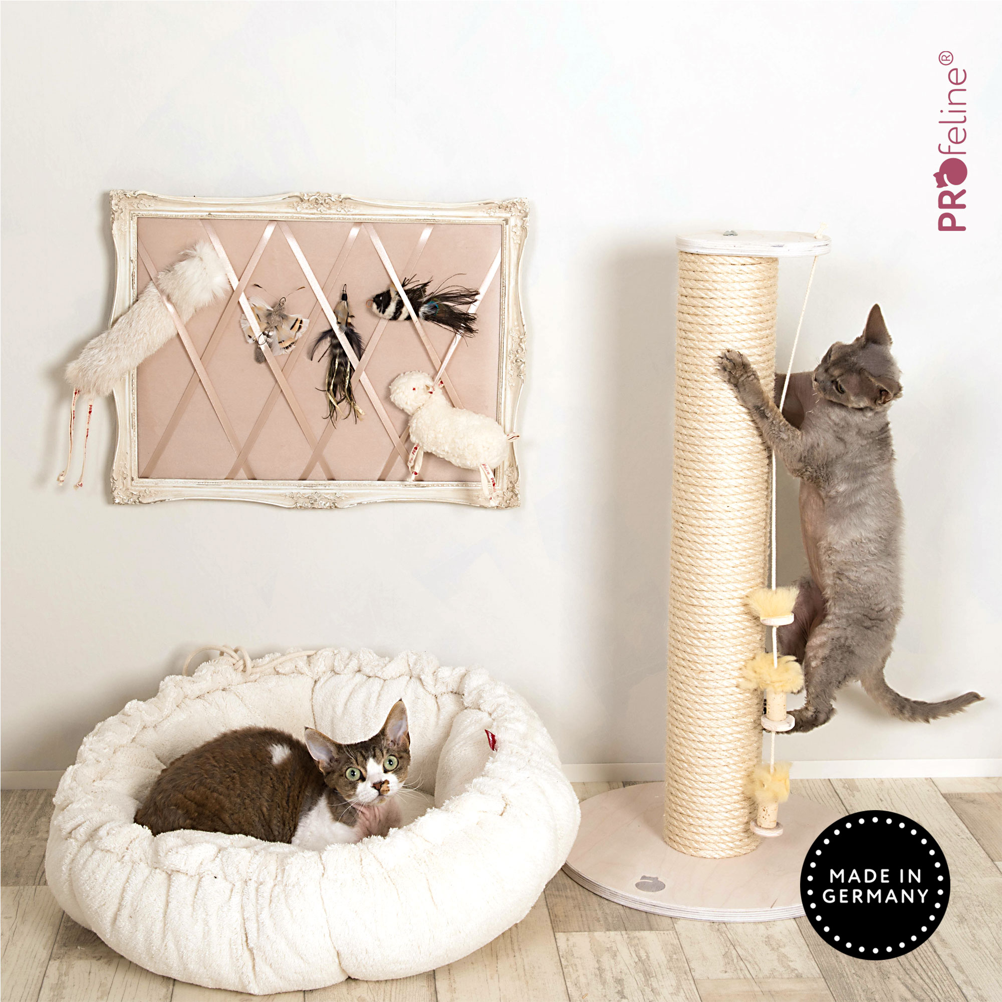 Scratching Post Model Ina Katzenbett für Katzenzimmer