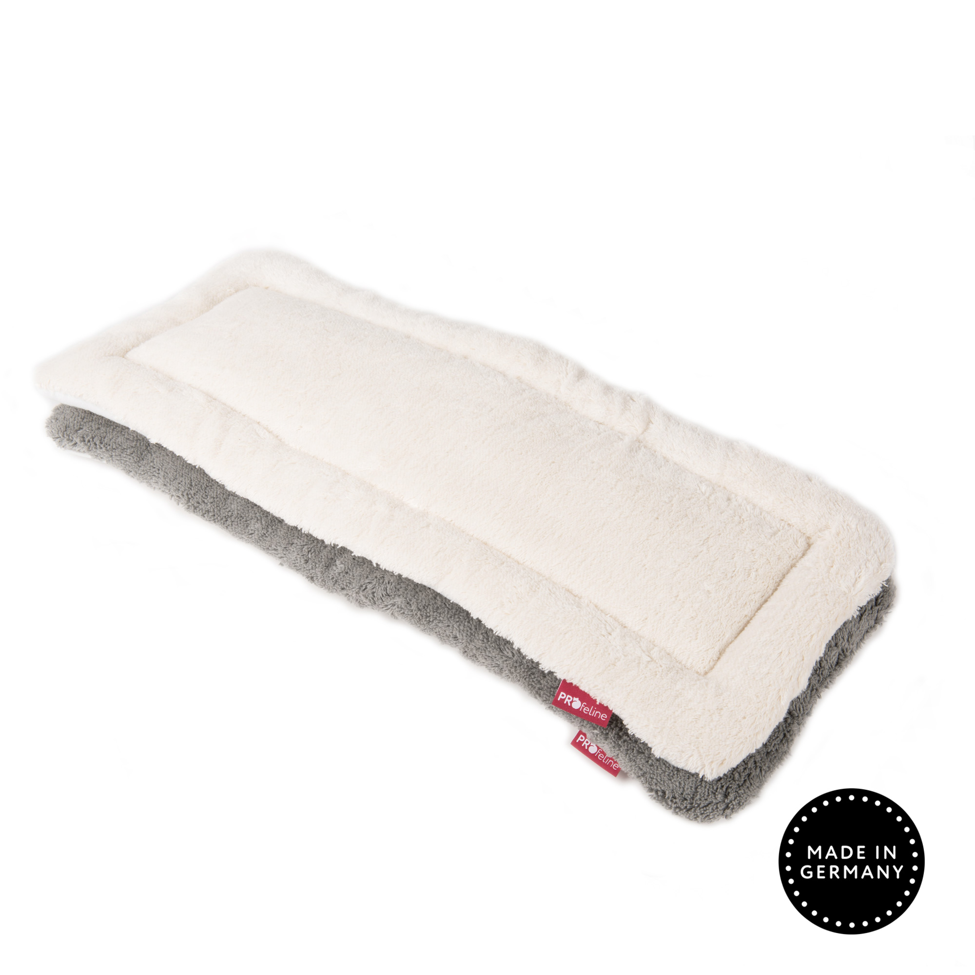 Katzen Fensterbankauflage grau natur