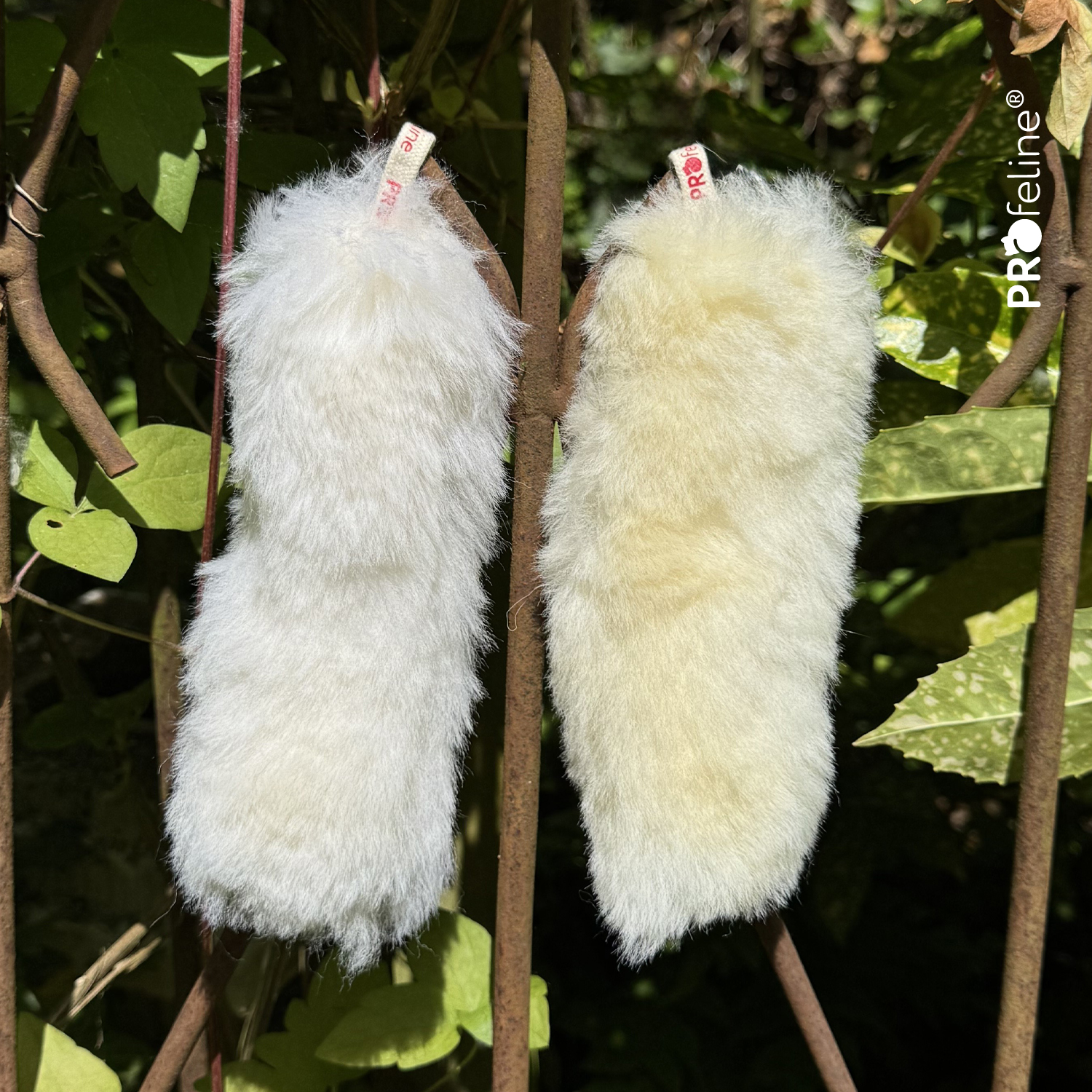 Merino Fur Refill / Merino Lammfell Anhänger Merino Lammfell Anhänger für Katzenangeln