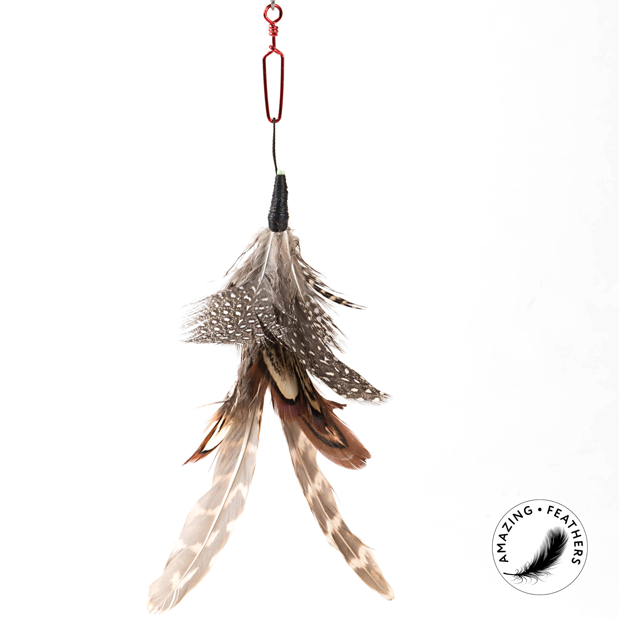 echte Federn für Katzenagel anhänger