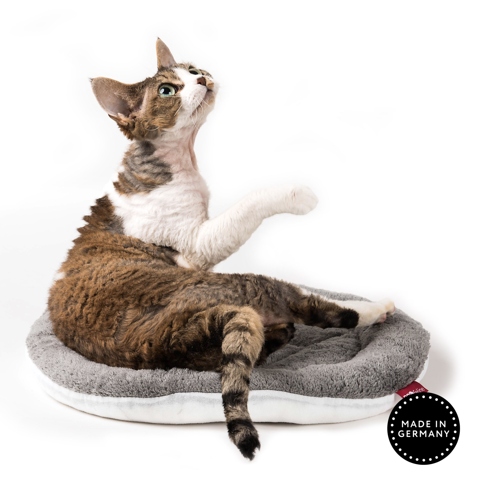 Cushion Round for Cat Trees Classicsilver Kratzbaum Kissen grau