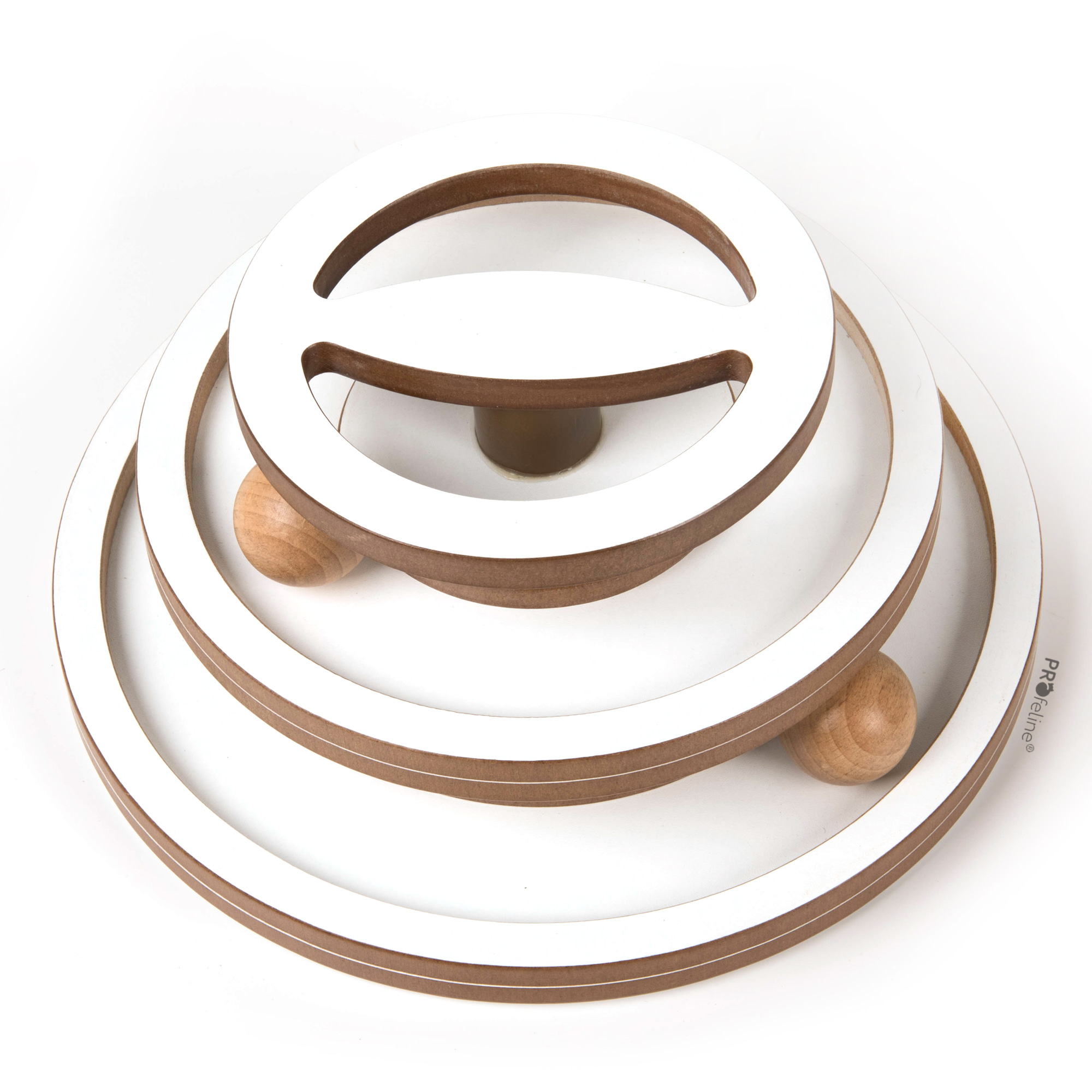 Wooden Cat Track Wooden Cat Track weiss