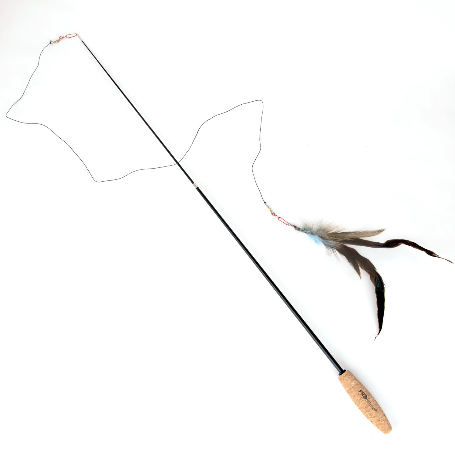 Extendable Telescopic Cat Wand for Interactive Play