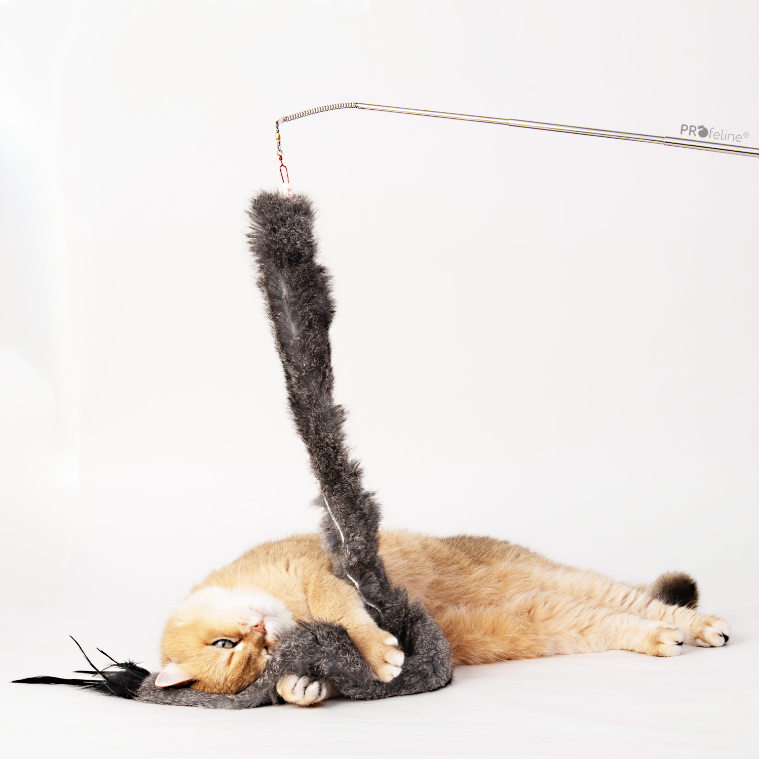 Savage Fur Snake Refill / Anhänger lange Kaninchen Fell Schlange Katzenshop Naturmaterialien