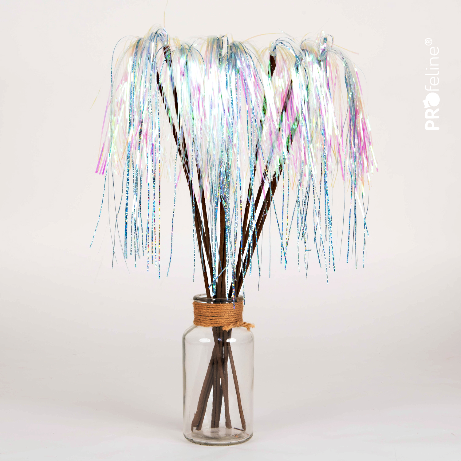 Cat Teaser Glitzy Glitter / Katzen Federstab Katzen Spielstab Glitzy Glitter