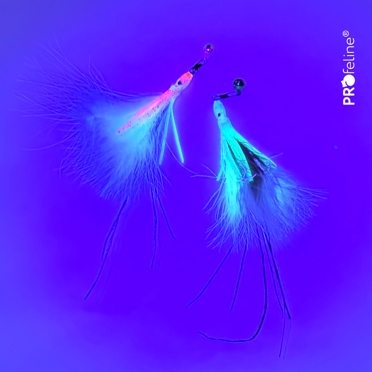 Leuchtendes Katzenspielzeug für Katzenangeln