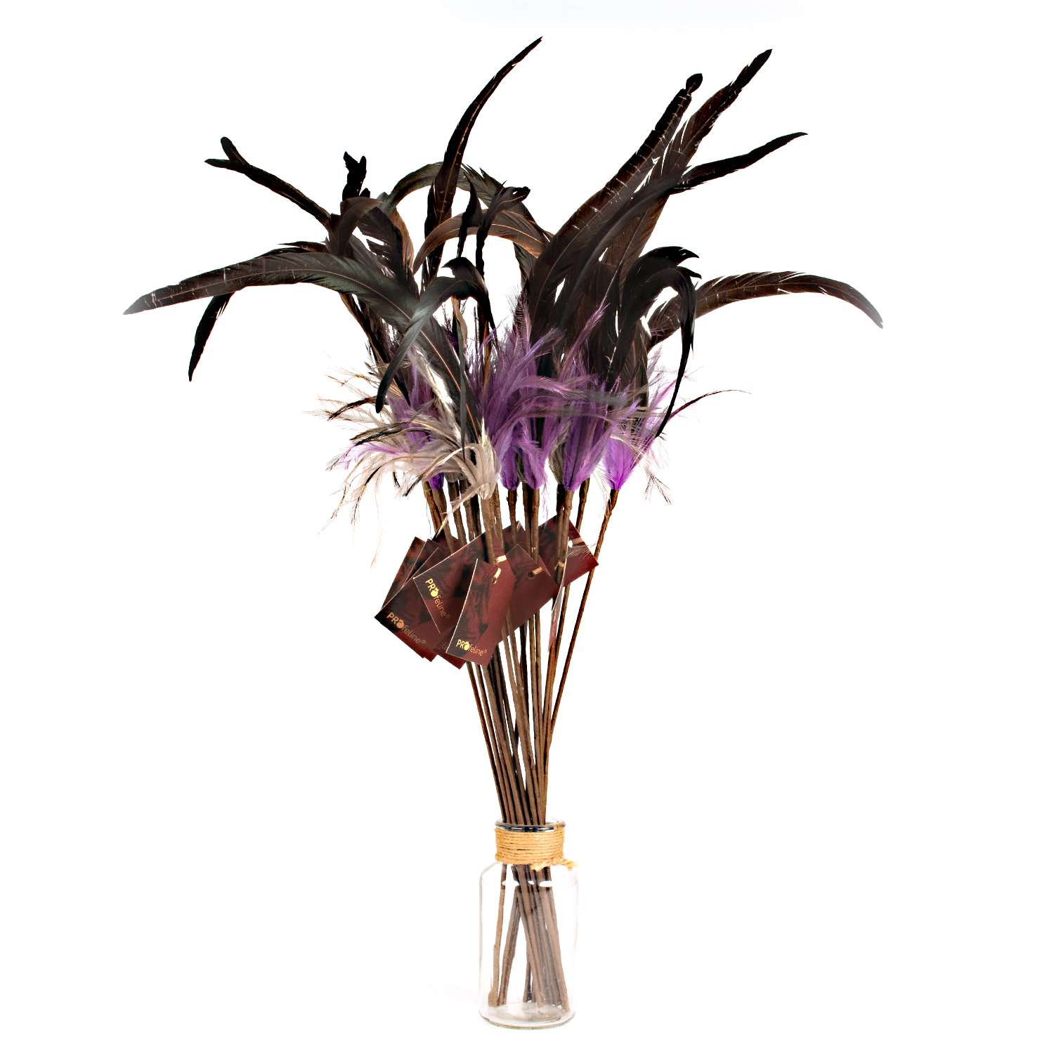 Katzen Spielstab mit langer Feder