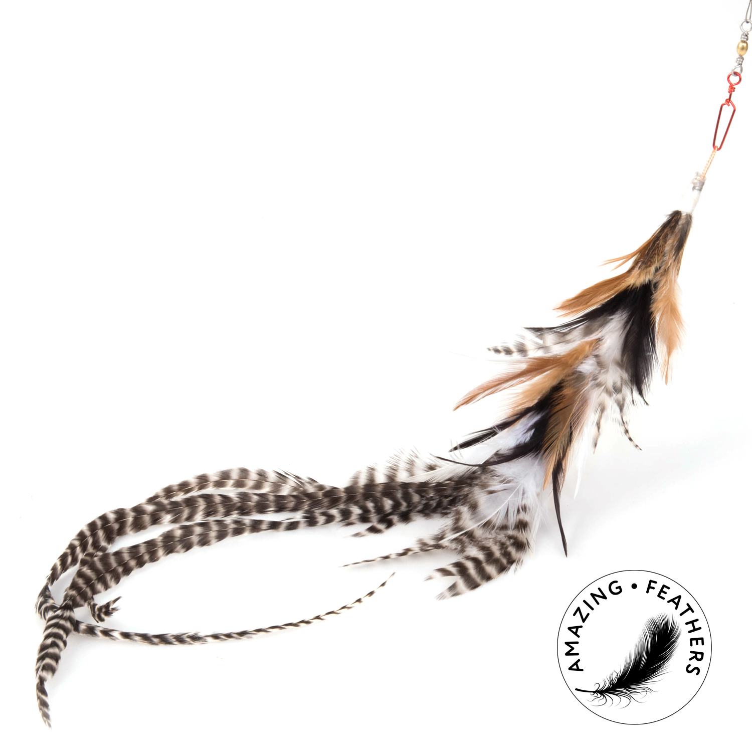 Profeline - Jungle Feathers Refill / Anhänger Ersatzanhänger Katzeangel natürliche Federn